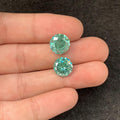 Moissanite Gemstone Cuts Moissanite Faceted Cut Round Shape 11 MM 2 Pcs High Quality Loose Gemstone For Jewelry Making Wholesalegems SM23959