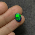 Black Ethiopian Opal Gemstone Black Ethiopian Opal Faceted Cut Black Ethiopian Opal Oval Shape 12x8x6 MM 1 Pcs Jewelry Supply SM24075