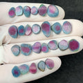 Natural Watermelon Ruby Gemstone Smooth Fancy Shape Cabochon Watermelon Ruby High Quality Gemstone 7-13 MM Size 25 Pc Jewelry Making SM24385