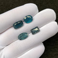 Natural Teal Green Kyanite Gemstone Faceted Cut Mix Shape 9-12 MM 4 Pcs Teal Green Kyanite High Quality Gemstone Wholesale gems SM24110