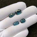 Natural Teal Green Kyanite Gemstone Faceted Cut Mix Shape 9-12 MM 4 Pcs Teal Green Kyanite High Quality Gemstone Wholesale gems SM24111