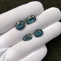 Natural Teal Green Kyanite Gemstone Faceted Cut Mix Shape 10-11 MM 4 Pcs Teal Green Kyanite High Quality Gemstone Wholesale gems SM24112