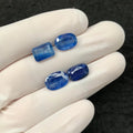 Natural Blue Kyanite Gemstone Faceted Cut Mix Shape 10-11 MM 4 Pcs Blue Kyanite High Quality Gemstone Wholesale gems SM24123
