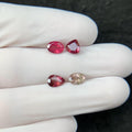 Natural Tourmaline Gemstone Cuts-Tourmaline Faceted Cut Gemstone Tourmaline Faceted Cut Mix Shape 6-7 MM 4 Pcs Jewelry Supply SM24199