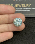 Moissanite Diamond Gemstone Cuts Faceted Cut Round Shape High Quality Loose Gemstone For Jewelry Making 14x14x8 MM Wholesalegems SM24459