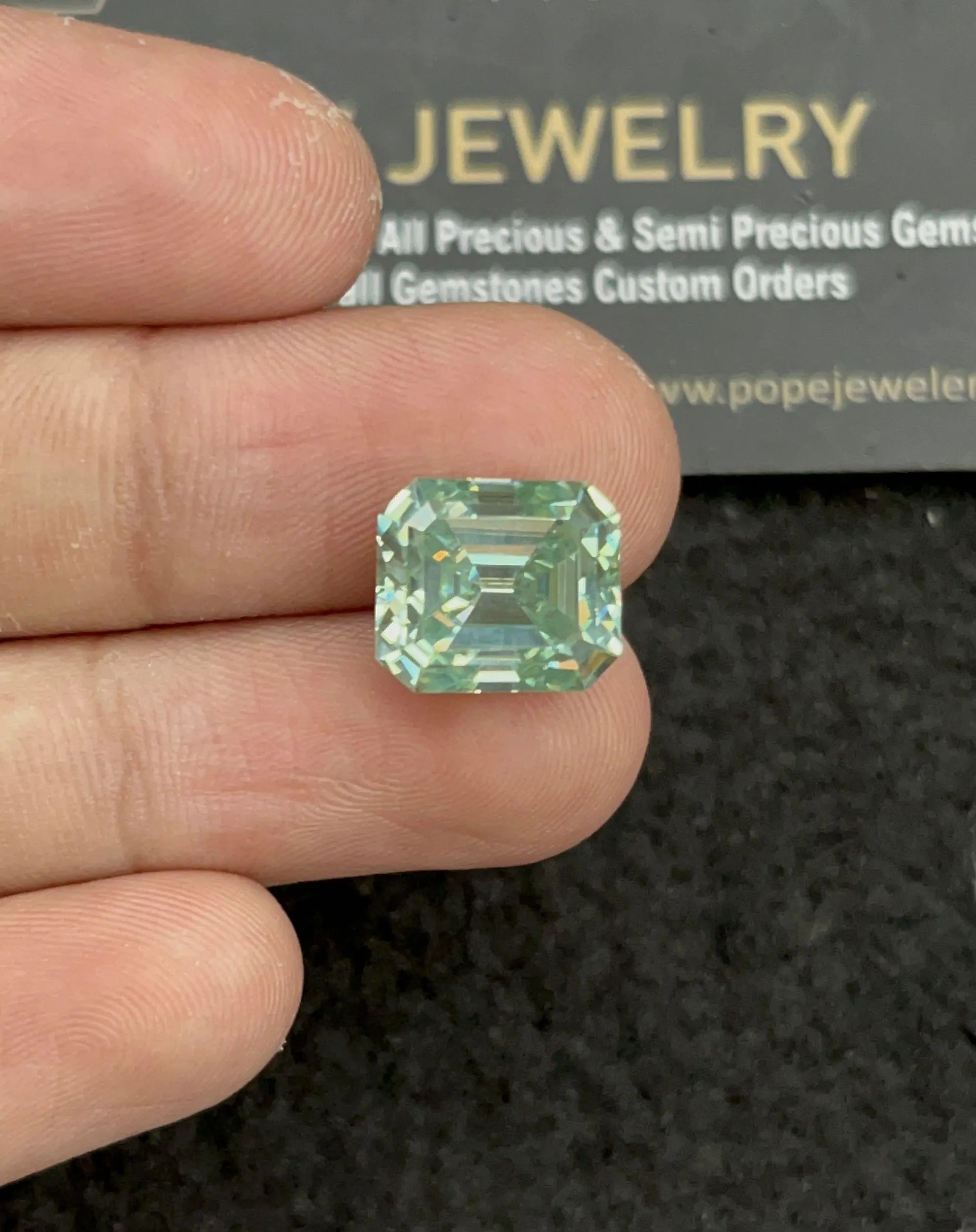Moissanite Diamond Gemstone Cut Faceted Cut Rectangle Shape High Quality Loose Gemstone For Jewelry Making 12x10x7 MM  Wholesalegems SM24467