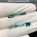 Natural Tourmaline Gemstone Cuts-Tourmaline Faceted Cut Gemstone Tourmaline Faceted Cut Mix Shape 4-8 MM 7 Pcs Jewelry Supply SM24289