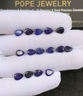Natural Blue Sapphire Faceted Cut Pear Shape Sapphire Loose Gemstones For Jewelry Making Wholesalegems 6-7 MM Size 15 Pcs SM24479