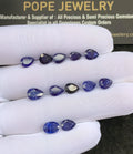 Natural Blue Sapphire Faceted Cut Mix Shape Sapphire Loose Gemstones For Jewelry Making Wholesalegems 6-8 MM Size 12 Pcs SM24480