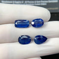 Natural Blue Kyanite Gemstone Faceted Cut Mix Shape 11-12 MM 4 Pcs Blue Kyanite High Quality Gemstone Wholesale gems SM24251