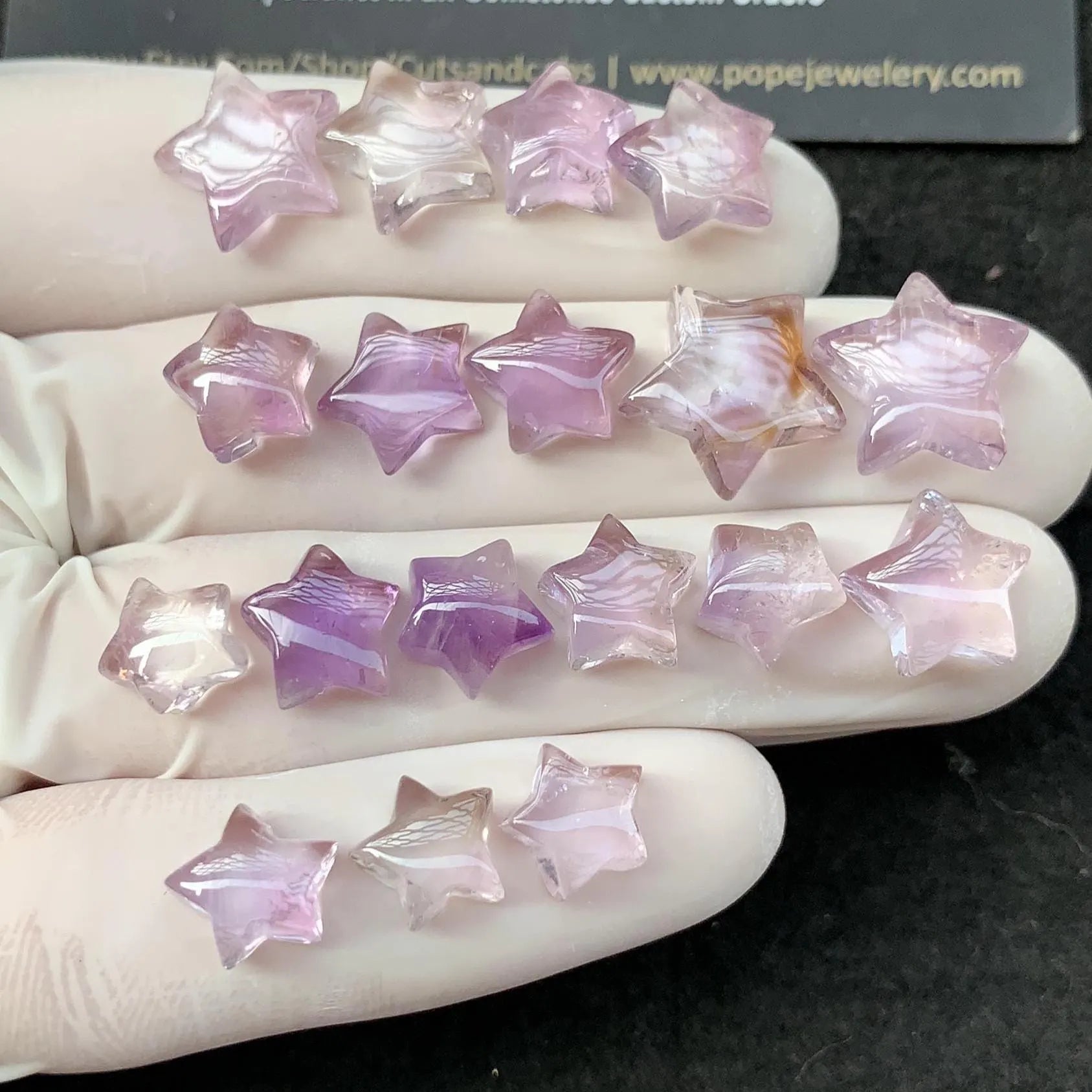 Natural Amethyst Gemstone Amethyst Smooth Star Shape High Quality Gems Supply 8-14 MM 18 Pcs High Quality Wholesale gems-SM24256 (Copy)