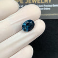 Natural London Blue Topaz Gemstone Faceted Cut Oval Shape 11x9x6 MM 1 Pcs High Quality Gemstone Wholesale gems SM24359