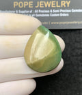 Natural American Turquoise Gemstone Smooth Pear Cabochon Loose Gemstones For Jewelry Making Wholesalegems 33x25x7 MM Size 1 Pcs SM24580