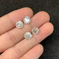 Moissanite Gemstone Cuts Moissanite Faceted Cut Round Shape 8 MM 4 Pcs High Quality Loose Gemstone For Jewelry Making Wholesale gems SM23943