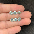 Moissanite Gemstone Cuts Moissanite Faceted Cut Round Shape 7 MM 6 Pcs High Quality Loose Gemstone For Jewelry Making Wholesalegems SM23950