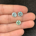 Moissanite Gemstone Cuts Moissanite Faceted Cut Round Shape 9 MM 3 Pcs High Quality Loose Gemstone For Jewelry Making Wholesalegems SM23955