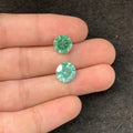 Moissanite Gemstone Cuts Moissanite Faceted Cut Round Shape 10 MM 2 Pcs High Quality Loose Gemstone For Jewelry Making Wholesalegems SM23956