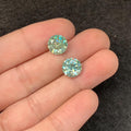 Moissanite Gemstone Cuts Moissanite Faceted Cut Round Shape 10 MM 2 Pcs High Quality Loose Gemstone For Jewelry Making Wholesalegems SM23957