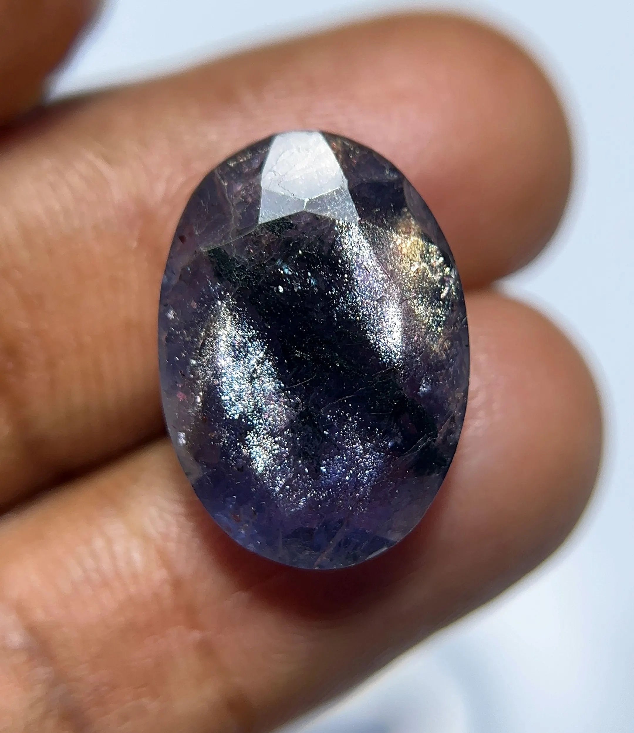 Natural Bloodshot Sunstone Faceted Cut Oval Shape Gemstone High Quality Loose Gemstones For Jewelry Making 17x12x6 MM SM24415