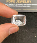 Natural Himalayan Crystal Gemstone Faceted Cut Rectangle Shape Loose Gemstones For Jewelry Making Wholesalegems 18x14x9 MM Size SM24750