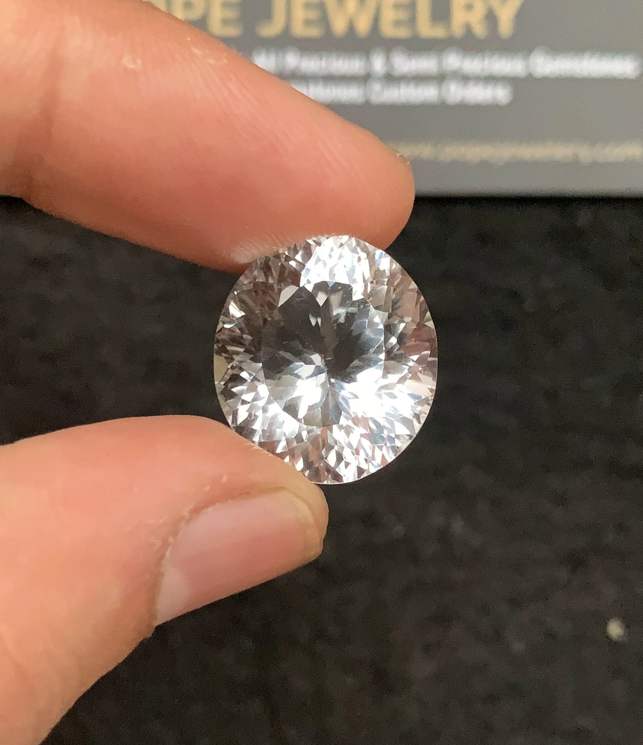 Natural Himalayan Crystal Gemstone Faceted Cut Oval Shape Loose Gemstones For Jewelry Making Wholesalegems 17x15x11 MM Size SM24758