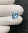 Natural Sky Blue Topaz Gemstone Faceted Cut Cushion High Quality Loose Gemstones For Jewelry Making Wholesalegems 8x8x5 MM Size SM24781