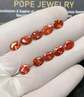 Zircon Gemstone Faceted Cut Oval Shape High Quality Loose Gemstone For Jewelry Making Wholesalegems 8x6 MM Size 10 Pcs SM24973