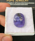 Natural Tanzanite Gemstone Rose Cut Oval Shape Cabochon Loose Gemstones For Jewelry Making Wholesalegems 20x15x4 MM Size SM24653