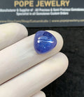 Natural Tanzanite Gemstone Smooth Trillion Shape Cabochon Loose Gemstones For Jewelry Making Wholesalegems 13x13x7 MM Size SM24672