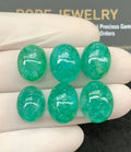 Natural Beryl Gemstone Smooth Oval Shape Cabochon Loose Gemstones For Jewelry Making Wholesalegems  15-16 MM Size 6 Pcs SM24714