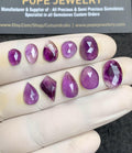 Natural Amethyst Gemstone Rose Cut Mix Cabochon High Quality Loose Gemstone For Jewelry Making Wholesalegems 8-14 MM Size 10 Pcs SM24793