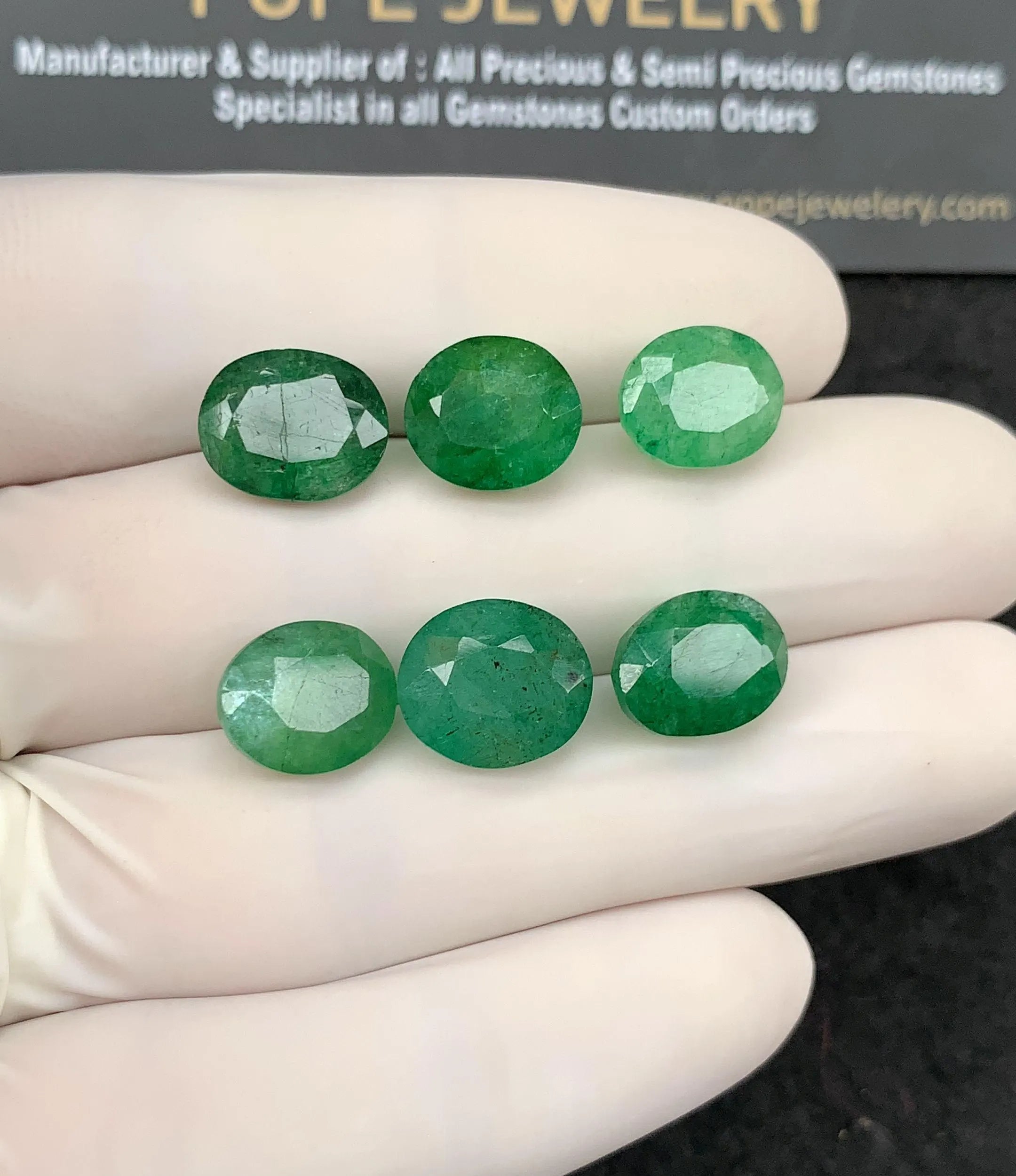 Natural Beryl Gemstone Faceted Cut Oval Shape High Quality Loose Gemstone For Jewelry Making Wholesalegems 10-12 MM Size 6 Pcs SM24834