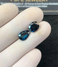 Natural London Blue Topaz Gemstone Faceted Cut Mix Shape Loose Gemstone For Jewelry Making Wholesalegems 9-10 MM Size 2 Pcs SM25141
