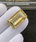 Natural Citrine Gemstone Faceted Cut Rectangle Shape Loose Gemstone For Jewelry Making Wholesalegems 23x13x9 MM Size SM25220