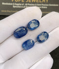 Natural Blue Kyanite Gemstone Faceted Cut Oval High Quality Loose Gemstone For Jewelry Making Wholesalegems 12-14 MM Size 4 Pcs SM25246