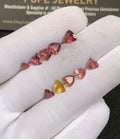 Natural Tourmaline Gemstone Faceted Cut Trillion High Quality Loose Gemstone For Jewelry Making Wholesalegems 4-6 MM Size 10 Pcs SM25251