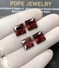 Zircon Gemstone Faceted Cut Cushion Shape High Quality Loose Gemstone For Jewelry Making Wholesalegems 10 MM Size 4 Pcs SM24972