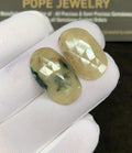 Natural Silverite Gemstone Rose Cut Fancy Shape Cabochon Loose Gemstone For Jewelry Making Wholesalegems 21-23 MM Size 2 Pcs SM25259