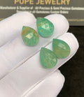 Natural Golden Rutile Doublet Gemstone Rose Cut Pear Cabochon Loose Gemstone For Jewelry Making Wholesalegems 14x10 MM Size 4 Pcs SM25286