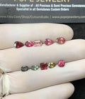 Natural Tourmaline Gemstone Faceted Cut Mix Shape High Quality Loose Gemstone For Jewelry Making Wholesalegems 5-7 MM Size 10 Pcs SM25174