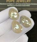 Natural Silverite Gemstone Rose Cut Fancy Shape Cabochon Loose Gemstone For Jewelry Making Wholesalegems 20x13 MM Size 3 Pcs SM25257