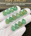 Natural Golden Rutile Doublet Gemstone Rose Cut Pear Cabochon Loose Gemstone For Jewelry Making Wholesalegems 12x8 MM Size 13 Pcs SM25285