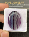 Natural Fluorite Gemstone Smooth Oval Shape Cabochon Loose Gemstone For Jewelry Making Wholesalegems 32x23x5 MM Size SM25298