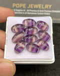 Natural Fluorite Gemstone Smooth Oval Shape Cabochon Loose Gemstone For Jewelry Making Wholesalegems 12x7 MM Size 10 Pcs SM25314