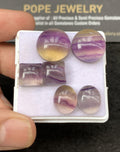 Natural Fluorite Gemstone Doublet Smooth Mix Shape Cabochon Loose Gemstone For Jewelry Making Wholesalegems 10-15 MM Size 3 Pair SM25318