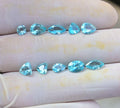 Natural Apatite Gemstone Faceted Cut Mix High Quality Loose Gemstone For Jewelry Making Wholesalegems 5-8 MM Size 10 Pcs SM25415