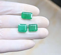 Natural Beryl Gemstone Faceted Cut Rectangle Shape Loose Gemstones For Jewelry Making Wholesalegems 11-13 MM Size 3 Pcs SM25766