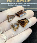Natural Smoky Quartz Gemstone Faceted Cut Fancy Shape Loose Gemstone Jewelry Supply Wholesalegems 14-22 MM Size 4 Pcs SM25839