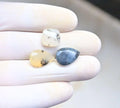 Natural Dendrite Opal Gemstone Faceted Cut Mix High Quality Loose Gemstones For Jewelry Making Wholesalegems 10-14 MM Size 3 Pcs SM25779