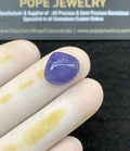 Natural Tanzanite Gemstone Smooth Heart Shape Cabochon High Quality Loose Gemstones For Jewelry Making Wholesalegems 14x12x8 MM Size SM25803